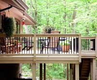Custom pllication with deck and porch system