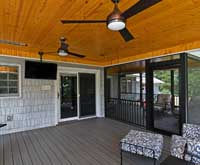 deck and porch combination